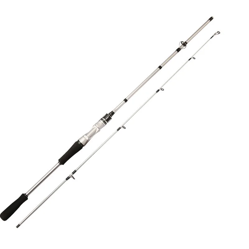 180cm/70.86inch-Silvery Carbon Fiber Lure Fishing Rod-Medium Tuning, Medium-Fast Speed-Used for Freshwater And Saltwater
180cm/70.86inch-Silvery Carbon Fiber Lure Fishing Rod-Medium Tuning, Medium-Fast Speed-Used for Freshwater And Saltwater