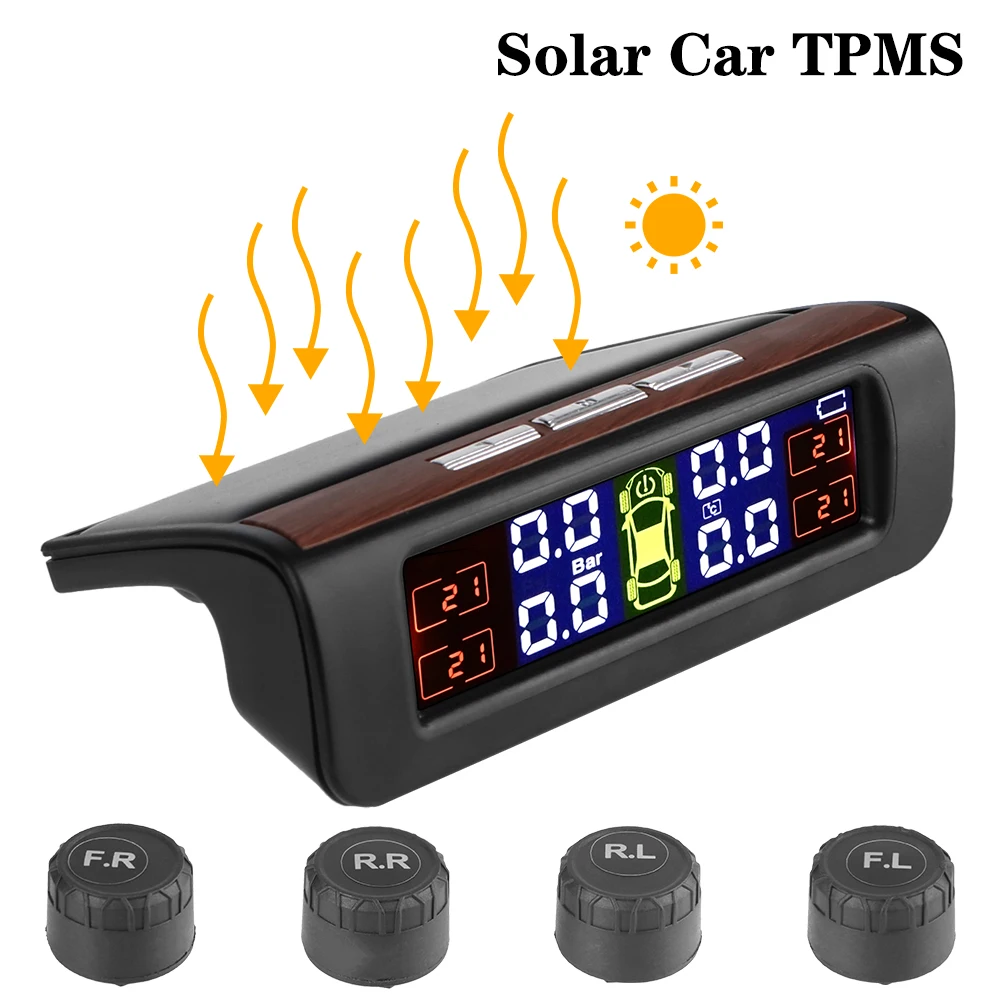 0-3.5Bar Car Tire Pressure Monitoring System Solar USB TPMS T12 Temperature Warning Fuel Save Rotating Holder
0-3.5Bar Car Tire Pressure Monitoring System Solar USB TPMS T12 Temperature Warning Fuel Save Rotating Holder