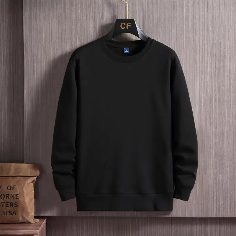customized LOGO new casual spring and autumn Joker young men's cotton solid long sleeve round neck pullover thin sweatshirt top
customized LOGO new casual spring and autumn Joker young men's cotton solid long sleeve round neck pullover thin sweatshirt top