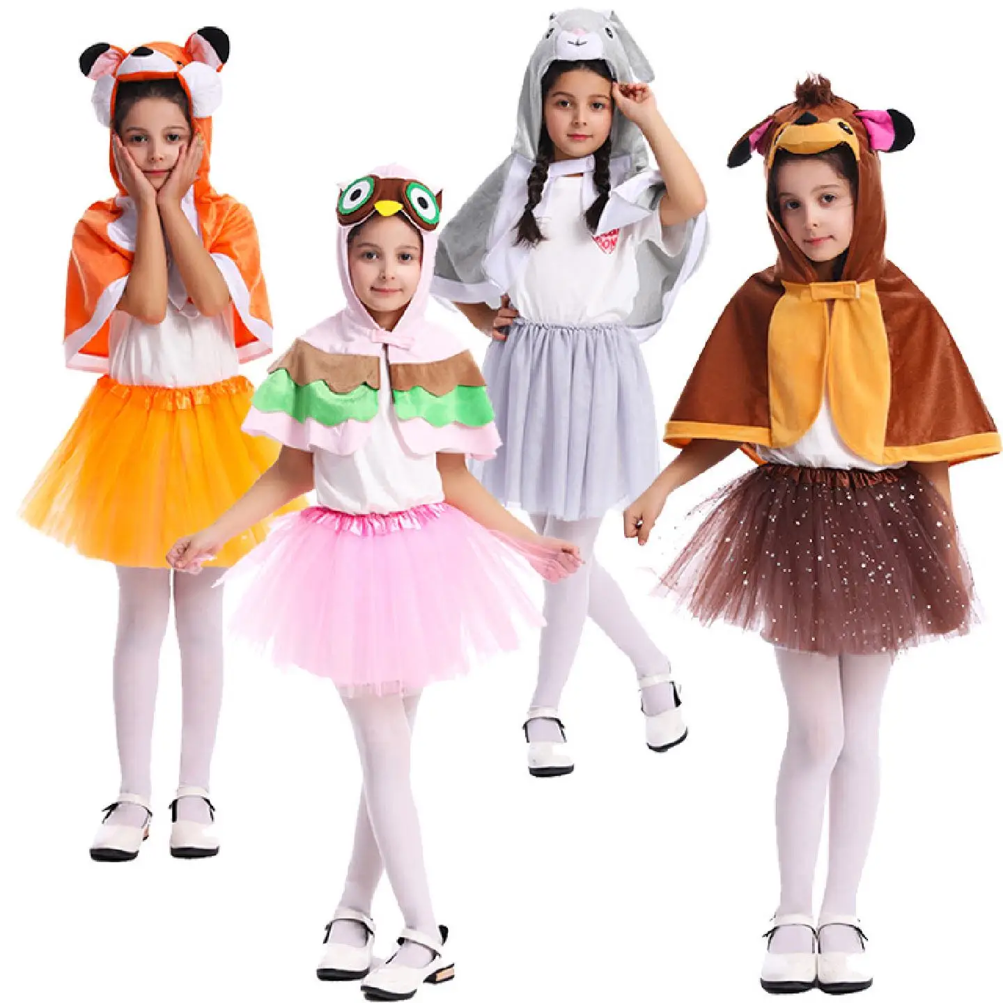 Children's Stage Performance Costume Owl Rabbit Deer Cape Skirt Halloween Themed Party Outfit Winter 2011 Collection
Children's Stage Performance Costume Owl Rabbit Deer Cape Skirt Halloween Themed Party Outfit Winter 2011 Collection