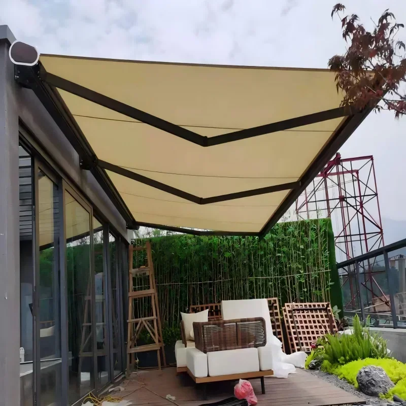Factory Motorized Awnings Outdoor Awning Full Cassette Retractable Awning for Patio
Factory Motorized Awnings Outdoor Awning Full Cassette Retractable Awning for Patio