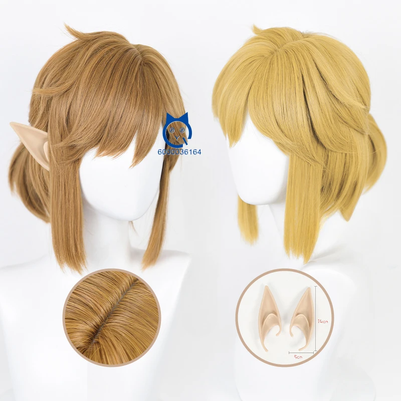 The Legend of Zellda Link Cosplay Blonde Brown Wig with Ears Heat Resistant Synthetic Hair for Halloween Party Comic Con Coser
The Legend of Zellda Link Cosplay Blonde Brown Wig with Ears Heat Resistant Synthetic Hair for Halloween Party Comic Con Coser