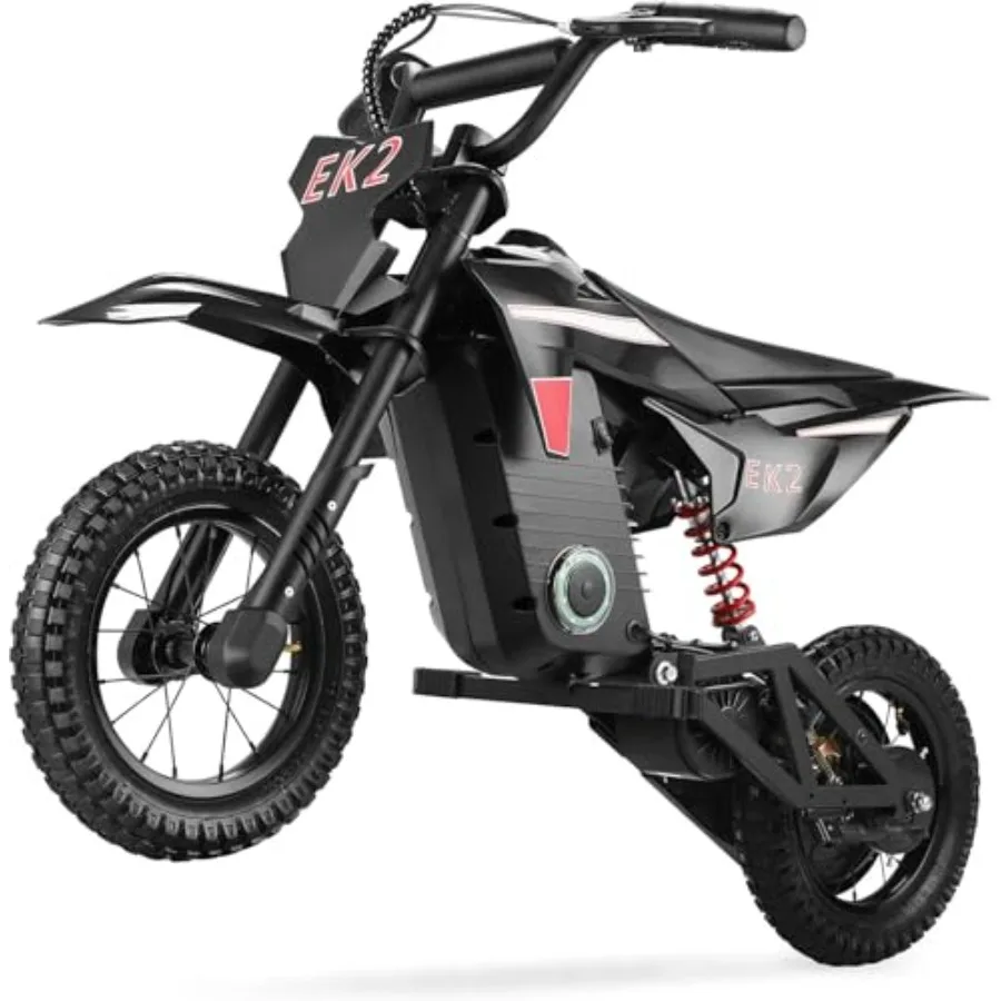 EK2 Electric Dirt Bike 350W Electric Motorcycle for Ages 5-10 36V 5.2Ah Battery 15 MPH Max Speed 12 Miles Range 3-Speed Modes M
EK2 Electric Dirt Bike 350W Electric Motorcycle for Ages 5-10 36V 5.2Ah Battery 15 MPH Max Speed 12 Miles Range 3-Speed Modes M