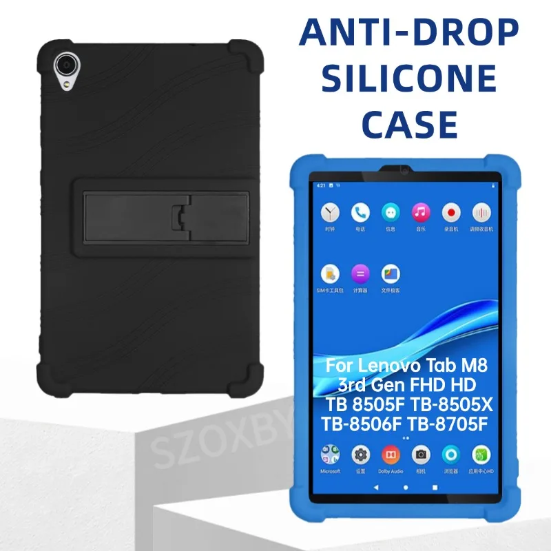 For Lenovo Tab M8 3rd Gen Case FHD HD TB 8505F TB-8505X TB-8506F TB-8705F Shockproof Silicone Cover Tablet Protective Sleeve
For Lenovo Tab M8 3rd Gen Case FHD HD TB 8505F TB-8505X TB-8506F TB-8705F Shockproof Silicone Cover Tablet Protective Sleeve