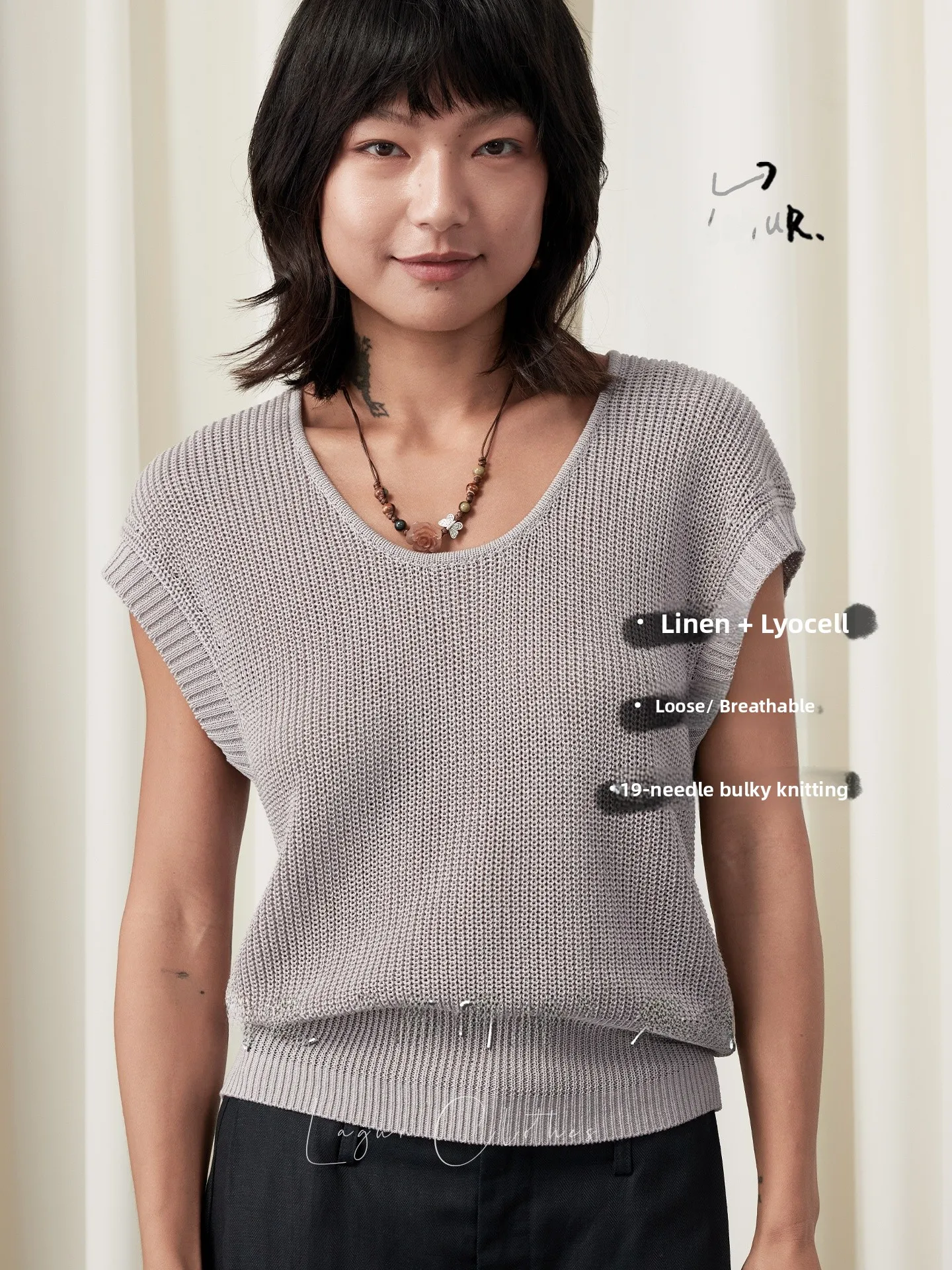 Minimalist Style Loose Fit Linen Knitted Short Sleeve T-Shirt Women's Breathable Pure Color Casual Wear Comfortable U-Neck Top
Minimalist Style Loose Fit Linen Knitted Short Sleeve T-Shirt Women's Breathable Pure Color Casual Wear Comfortable U-Neck Top