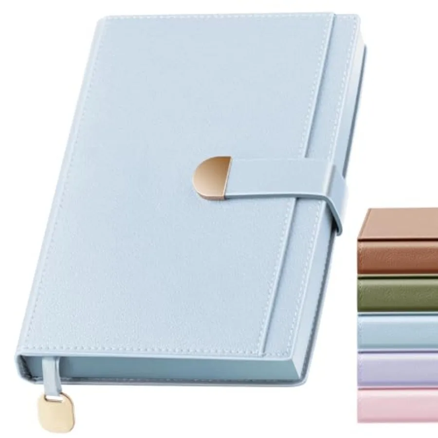Lined Journal Notebook for Men Women, 300 Numbered Pages Work Notebook with Buckle Closure, 100GSM A5 Hardcover Journaling Note
Lined Journal Notebook for Men Women, 300 Numbered Pages Work Notebook with Buckle Closure, 100GSM A5 Hardcover Journaling Note