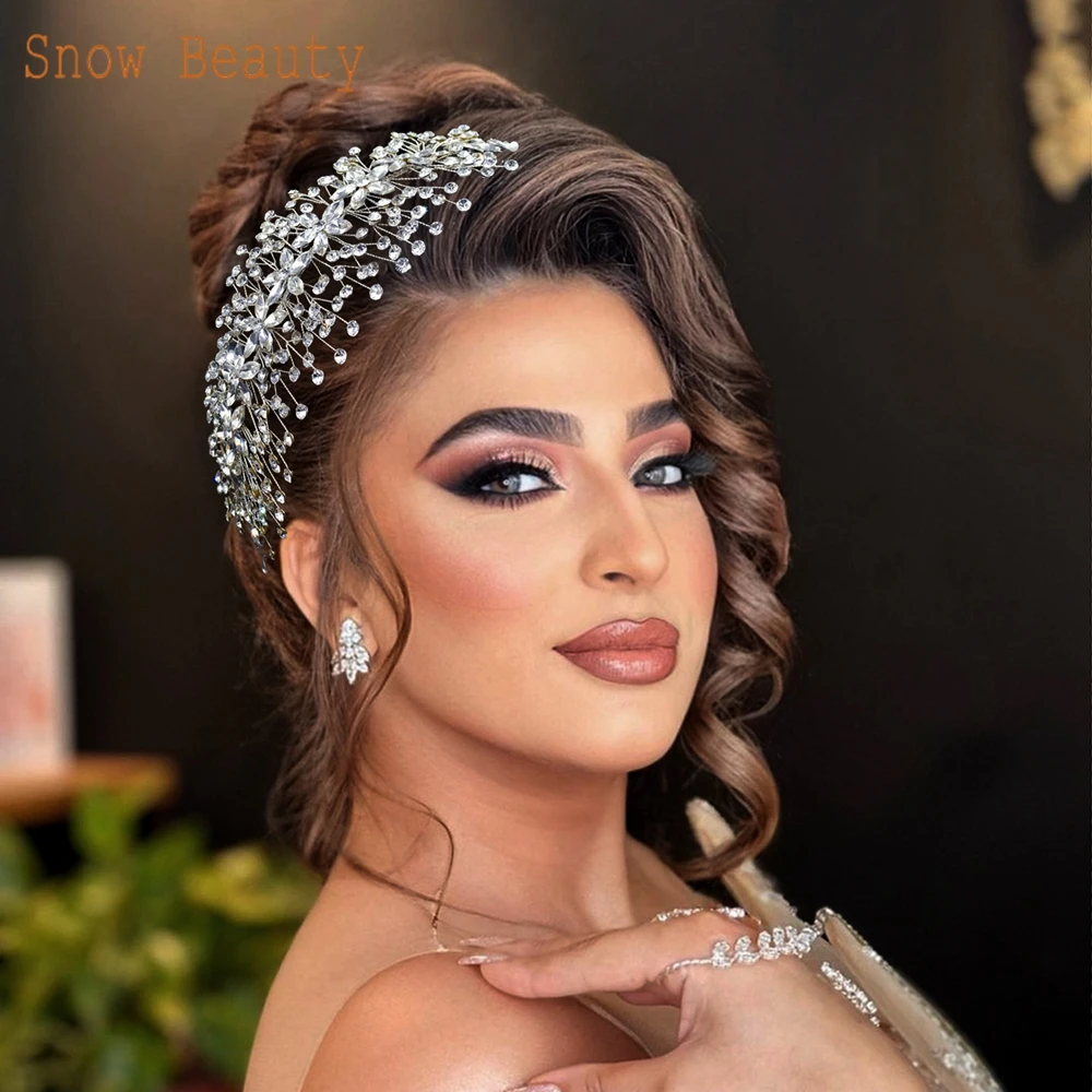 DZ004 Crystal Wedding Headband Wedding Hair Jewelry Prom Hair Ornaments Handmade Party Hairband Rhinestone Princess Headdress
DZ004 Crystal Wedding Headband Wedding Hair Jewelry Prom Hair Ornaments Handmade Party Hairband Rhinestone Princess Headdress