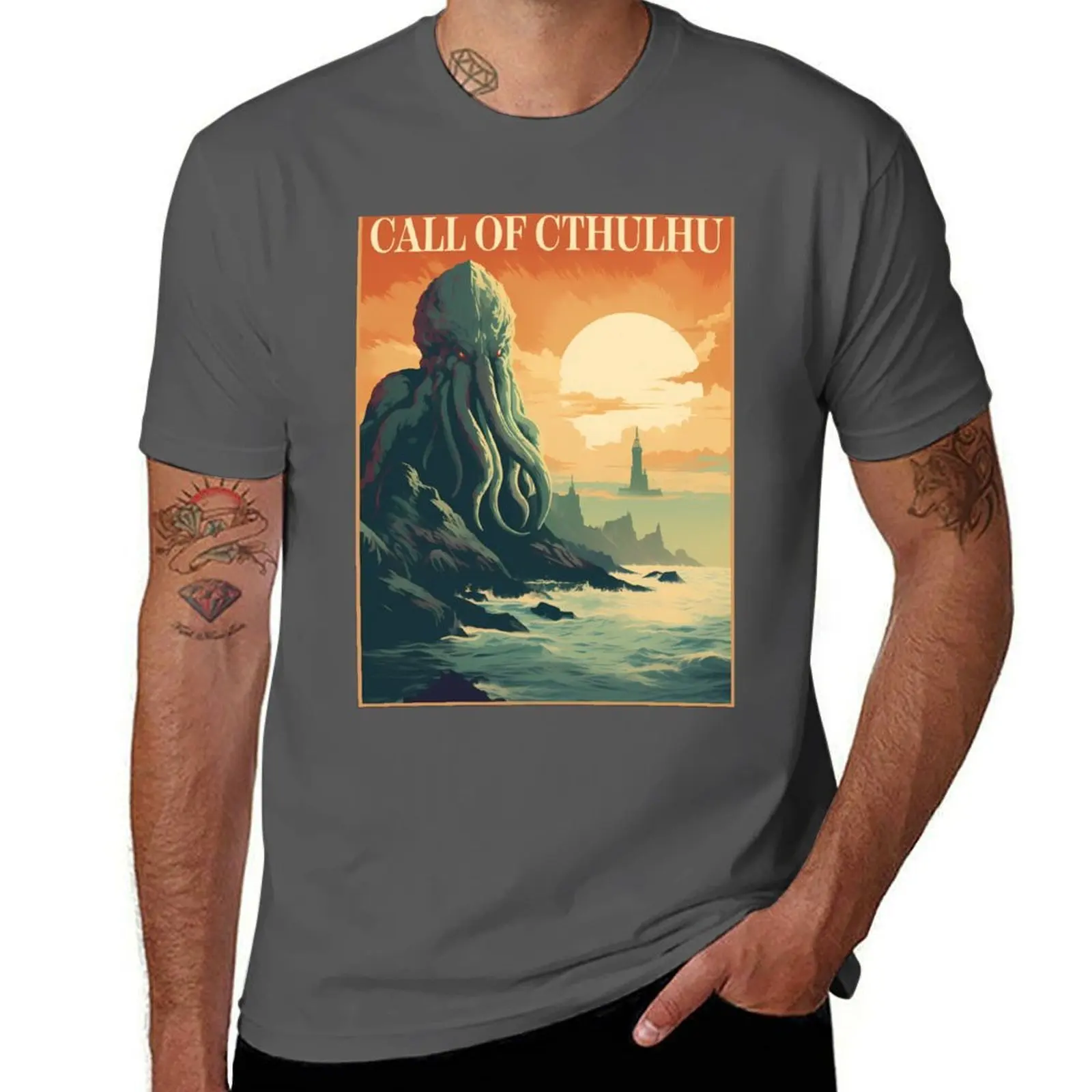 Call of Cthulhu T-Shirt t shirts for man graphic vintage anime tshirt T-Shirt
Call of Cthulhu T-Shirt t shirts for man graphic vintage anime tshirt T-Shirt