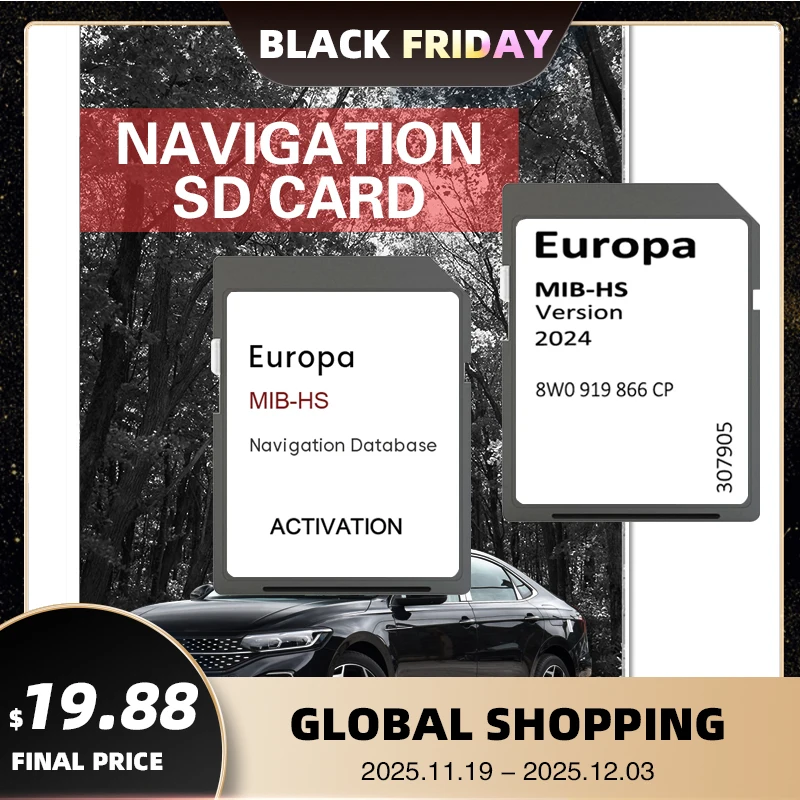 2024 Upgrade Europe UK map for Audi A345 S345 RS345 Q25 SQ25 RSQ25 Car MHS2 MIB-HS Navigation 8W0919866CP Sat Nav SD Card
2024 Upgrade Europe UK map for Audi A345 S345 RS345 Q25 SQ25 RSQ25 Car MHS2 MIB-HS Navigation 8W0919866CP Sat Nav SD Card