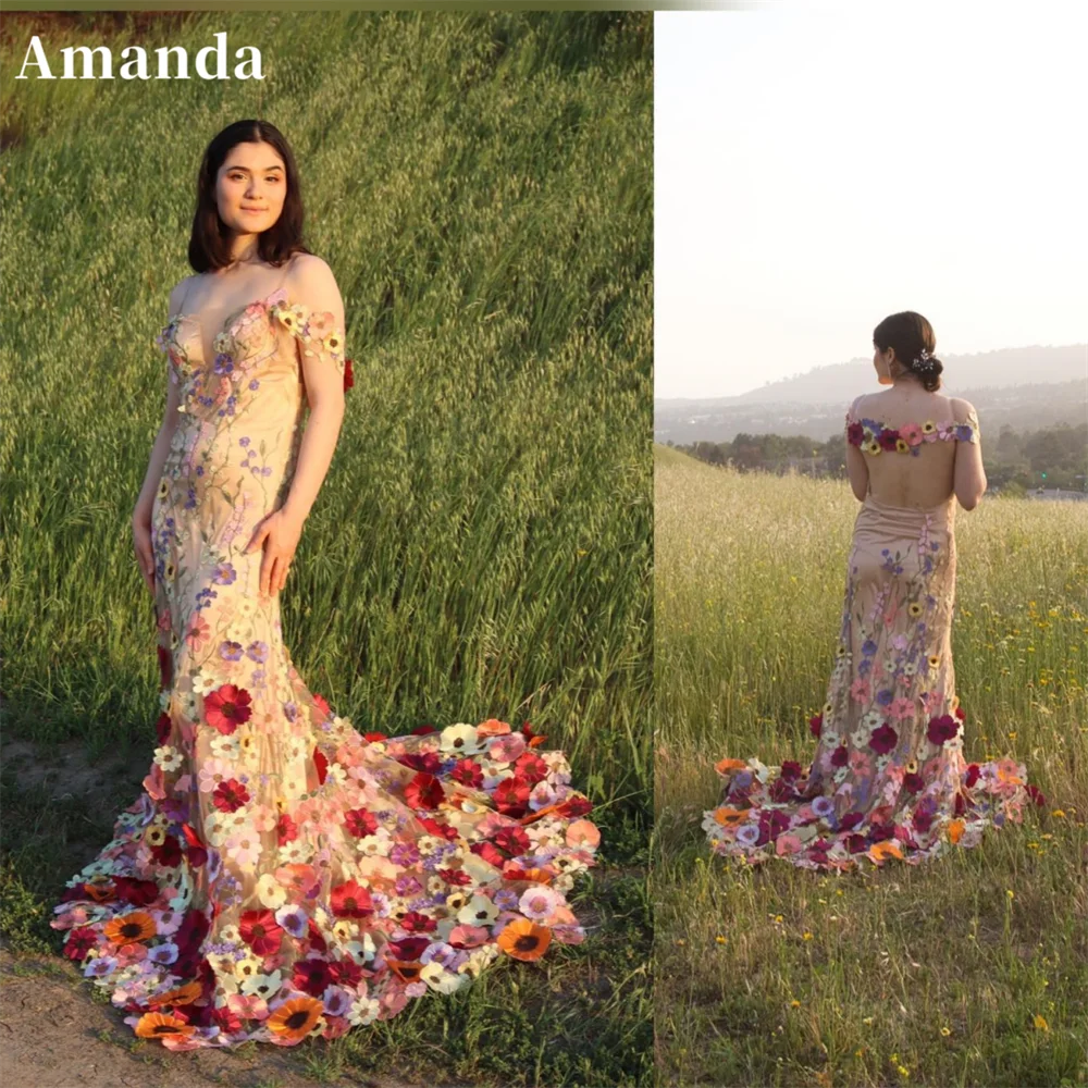 Amanda Gorgeous Flower Mermaid Prom Dress 2024 Princess 3D Lace Fishtail Formal Occasion Dresses Sexy Off Shoulder Party Dress
Amanda Gorgeous Flower Mermaid Prom Dress 2024 Princess 3D Lace Fishtail Formal Occasion Dresses Sexy Off Shoulder Party Dress