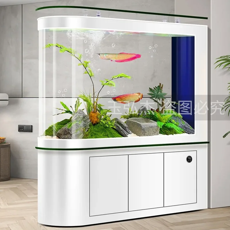 E182 Bullet free water bottom filter fish tank living room screen partition, ecological aquarium, smart
E182 Bullet free water bottom filter fish tank living room screen partition, ecological aquarium, smart