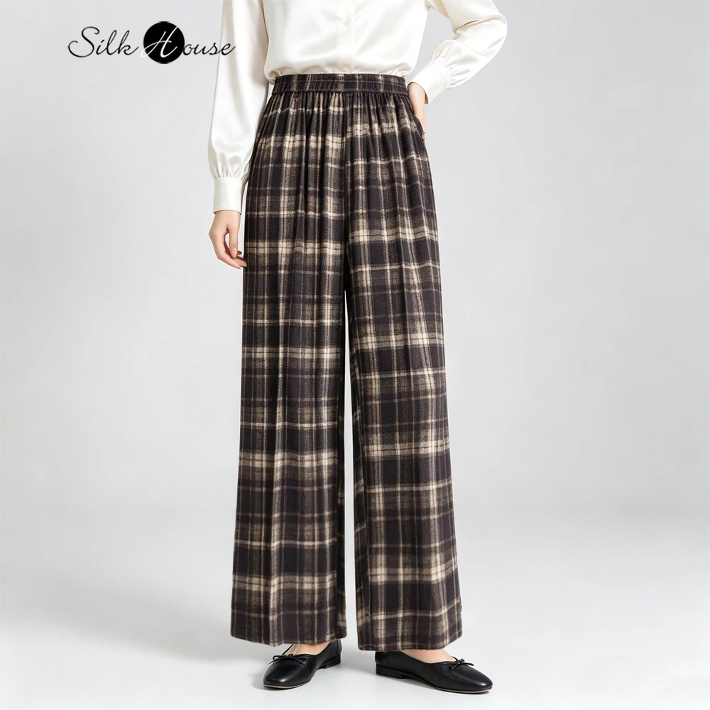 2026 Women's Fashion Summer Clothing 95% Natural Mulberry Silk Elastic Double Qiao Satin Elastic Waist Straight Leg Pants
2026 Women's Fashion Summer Clothing 95% Natural Mulberry Silk Elastic Double Qiao Satin Elastic Waist Straight Leg Pants