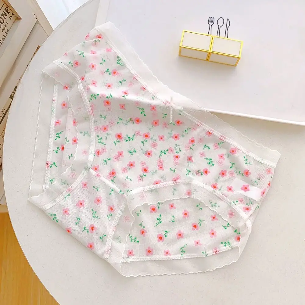 5PCS Lingerie Ultra-thin Mesh Flower Panties Seamless Mid Waist Transparent Floral Briefs Underpants Underwear for Women Girls
5PCS Lingerie Ultra-thin Mesh Flower Panties Seamless Mid Waist Transparent Floral Briefs Underpants Underwear for Women Girls