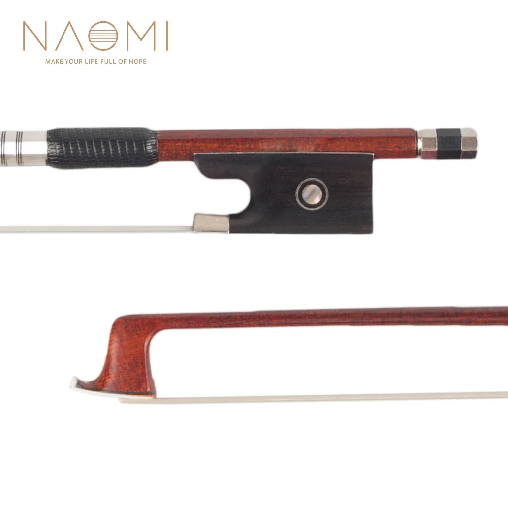 NAOMI 4/4 Violin Bow Carbon Fiber Bow Pernambuco Veneer Bow Ebony Frog W/ Paris Eye Inlay Mongolia Horsehair Well Balanced
NAOMI 4/4 Violin Bow Carbon Fiber Bow Pernambuco Veneer Bow Ebony Frog W/ Paris Eye Inlay Mongolia Horsehair Well Balanced