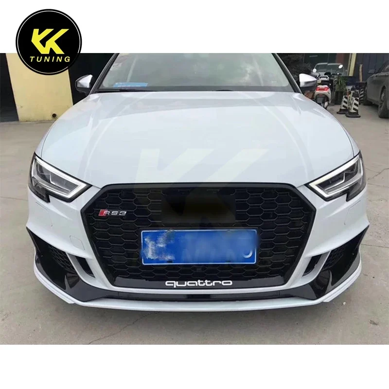 Auto parts ABS+PP Material Body Kits Front Bumper For Audi A3 2017-2019 To Audi RS3
Auto parts ABS+PP Material Body Kits Front Bumper For Audi A3 2017-2019 To Audi RS3