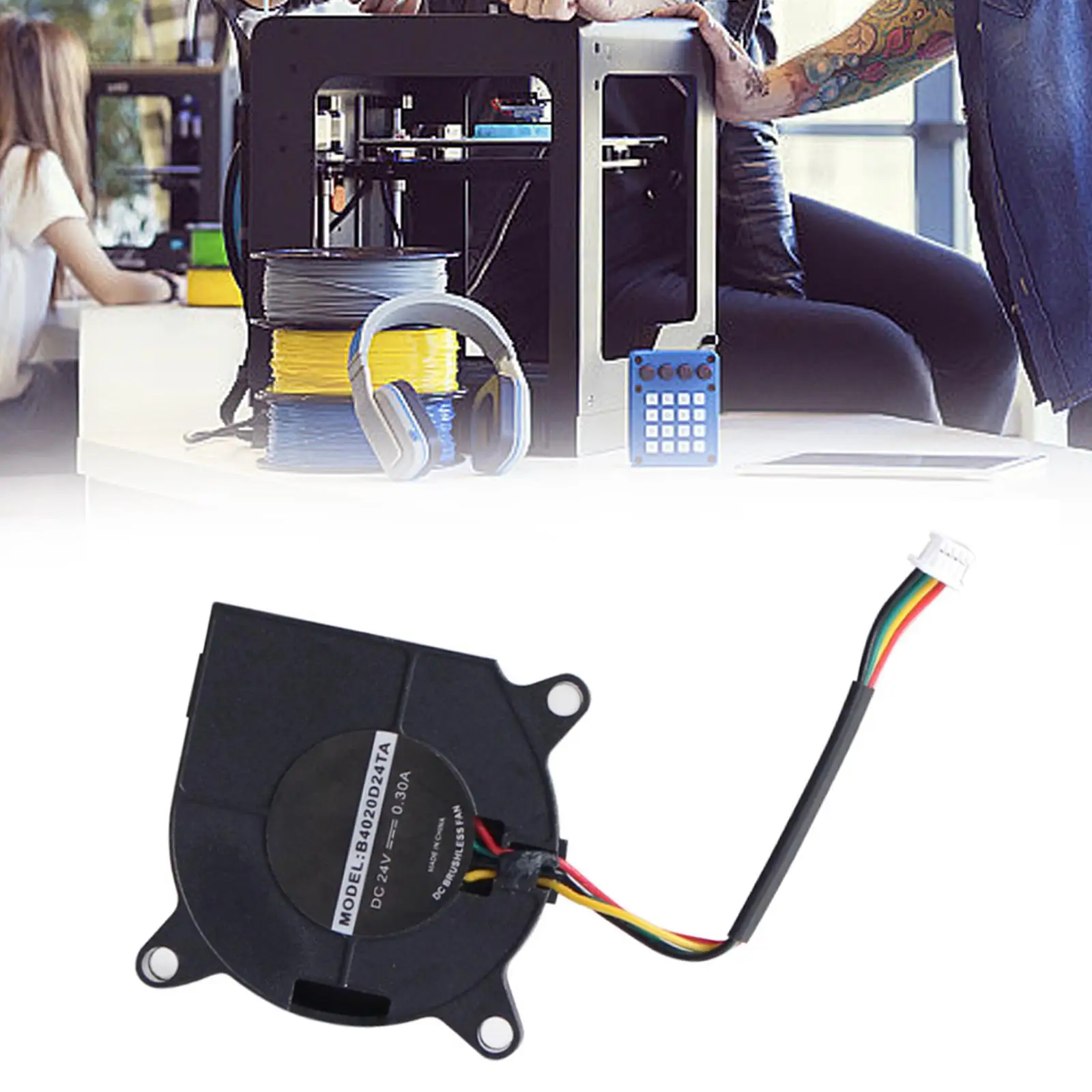 Запасные части для охлаждающего вентилятора Hotend, простая установка, 12000 об/мин для K1 K1 Max
Запасные части для охлаждающего вентилятора Hotend, простая установка, 12000 об/мин для K1 K1 Max