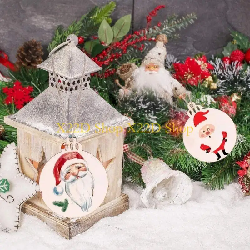 X22D Unfinished Christmas Slices Set of 10 DIY Crafts Pendant
X22D Unfinished Christmas Slices Set of 10 DIY Crafts Pendant