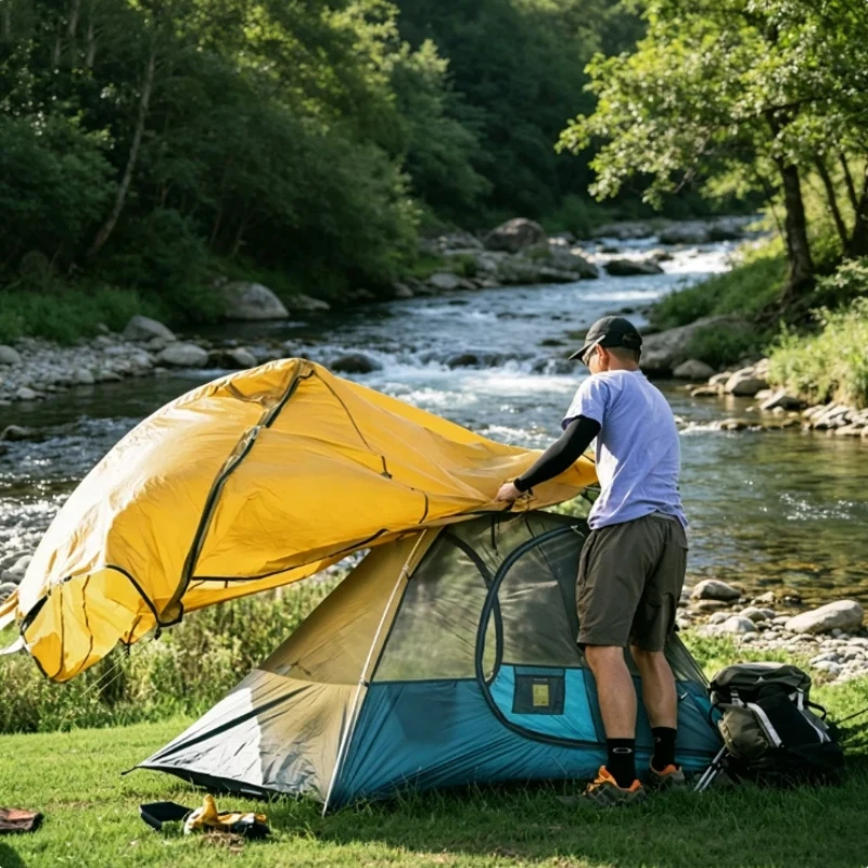 Double Tent Lightweight 20D Silicon Coated Overnight Professional Outdoor Camping, Hiking, Hiking, Wind and Rain Resistance
Double Tent Lightweight 20D Silicon Coated Overnight Professional Outdoor Camping, Hiking, Hiking, Wind and Rain Resistance