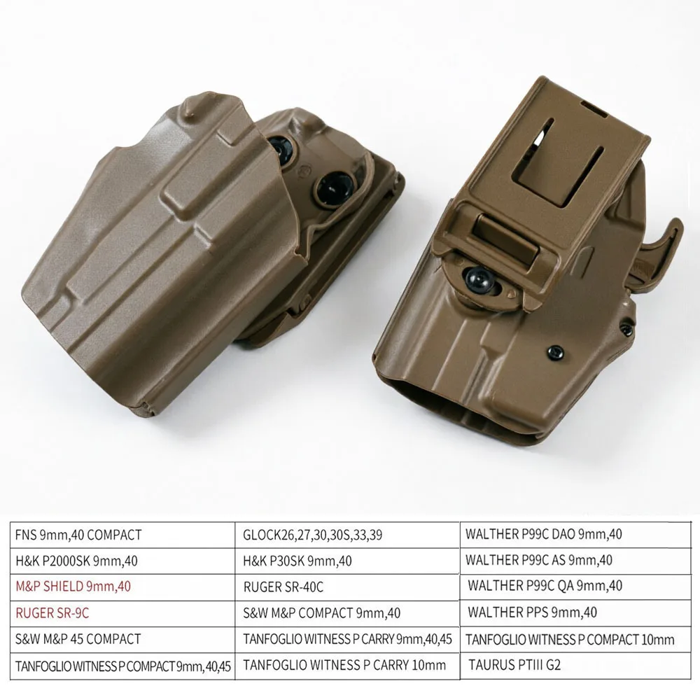 Tactical Quick Pull Gun Holster Adjustable Outdoor Hunting Shooting Airsoft Holsters Universal Waist Belt Mount Pistol Holster
Tactical Quick Pull Gun Holster Adjustable Outdoor Hunting Shooting Airsoft Holsters Universal Waist Belt Mount Pistol Holster