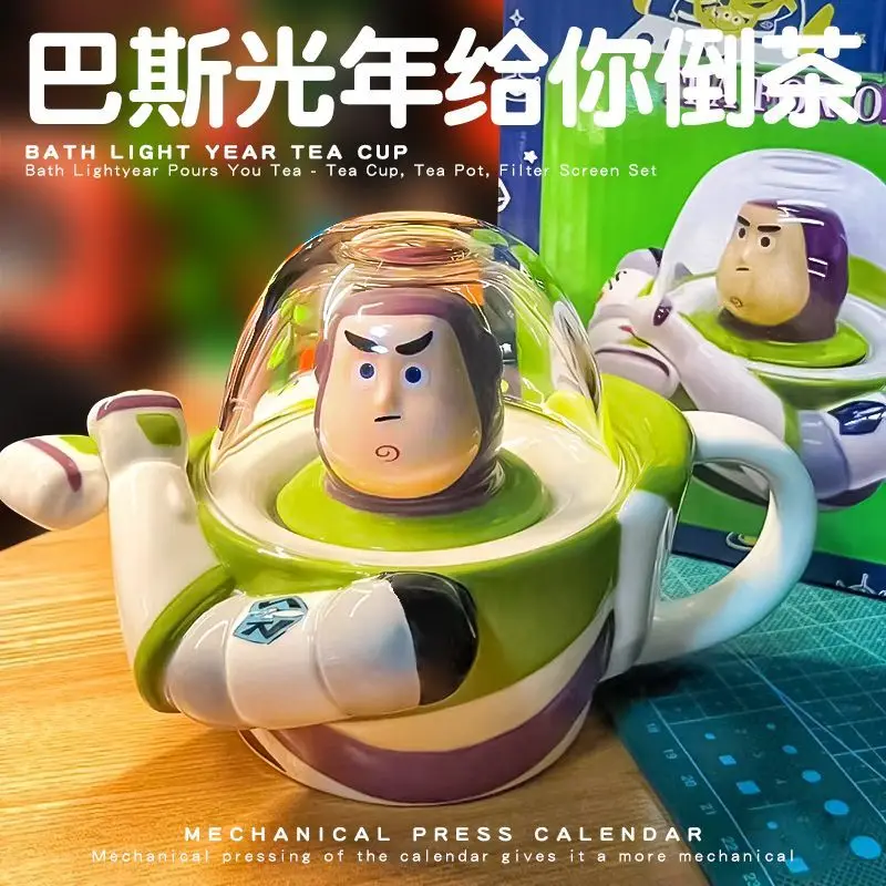 Hot Anime Buzz Lightyear Teapot Mug Set Disney Toys Story Originality Cartoon Ceramic Tea Set Creat Desktop Decor Birthday Gifts
Hot Anime Buzz Lightyear Teapot Mug Set Disney Toys Story Originality Cartoon Ceramic Tea Set Creat Desktop Decor Birthday Gifts