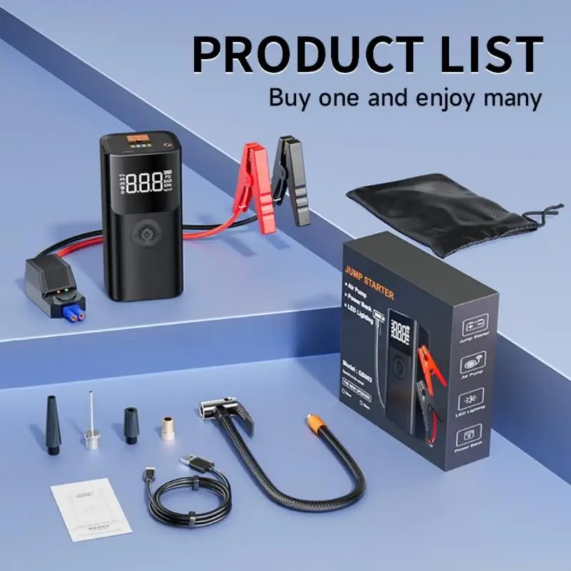 J0MA Efficient Quick Charging Vehicle Inflator Highlighting Cease Function
J0MA Efficient Quick Charging Vehicle Inflator Highlighting Cease Function