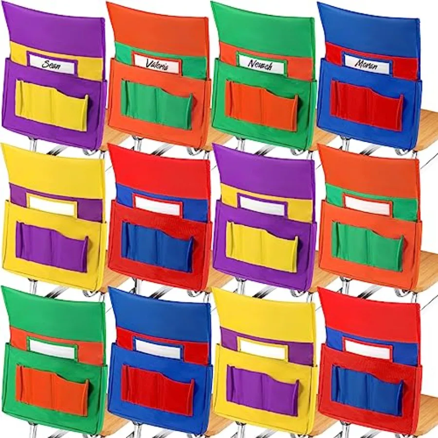 12 Pcs Large Chair Pockets for Classrooms 16 x 19 Inch Student Chairback Buddy Seat Pocket Chart Classroom Back of Chair Seat O
12 Pcs Large Chair Pockets for Classrooms 16 x 19 Inch Student Chairback Buddy Seat Pocket Chart Classroom Back of Chair Seat O