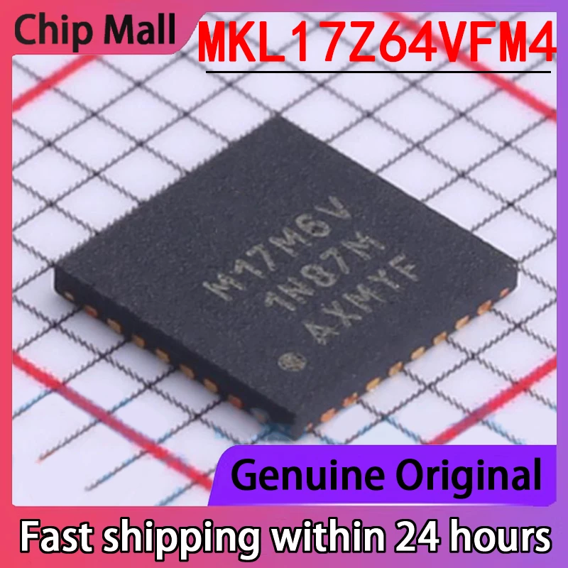 1 шт., новый микроконтроллер MKL17Z64VFM4 QFN32 в упаковке (MCU/MPU/SOC), оригинальный запас
1 шт., новый микроконтроллер MKL17Z64VFM4 QFN32 в упаковке (MCU/MPU/SOC), оригинальный запас