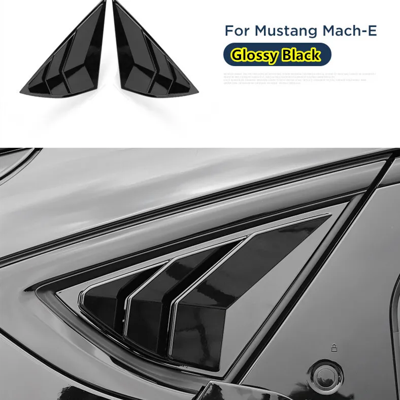 For Ford Mustang Mach E 2021 2022 Glossy Black Side Window Louvers Cover Trim
For Ford Mustang Mach E 2021 2022 Glossy Black Side Window Louvers Cover Trim