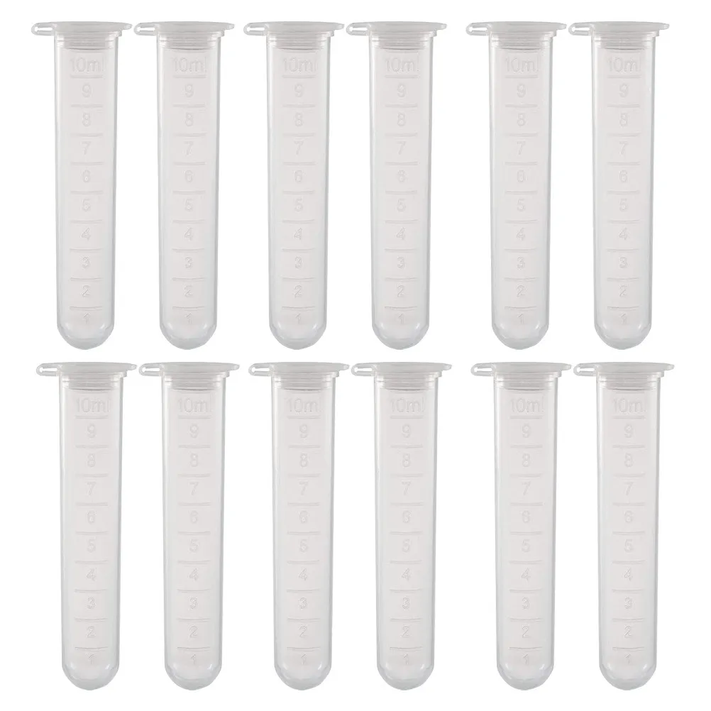 200Pcs Laboratory Centrifuge Tubes 10Ml Transparent Plastic Test Tubes with Scale Caps for Science Experiments
200Pcs Laboratory Centrifuge Tubes 10Ml Transparent Plastic Test Tubes with Scale Caps for Science Experiments