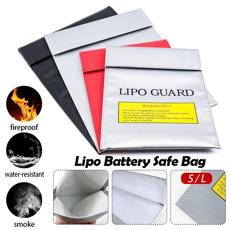 High Quality Fireproof Waterproof Rc Lipo Battery Safety Storage Bag Charge Sack Silver Red Black Car Household Package
High Quality Fireproof Waterproof Rc Lipo Battery Safety Storage Bag Charge Sack Silver Red Black Car Household Package