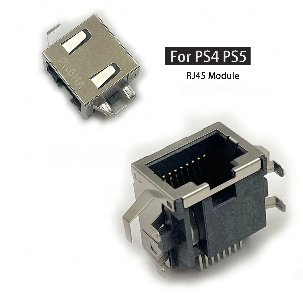 for PS5 Game Console Network Interface Cards Connect Original New RJ45 Jack Network Port for SONY PS4 8Pin Wire Connector Socket
for PS5 Game Console Network Interface Cards Connect Original New RJ45 Jack Network Port for SONY PS4 8Pin Wire Connector Socket