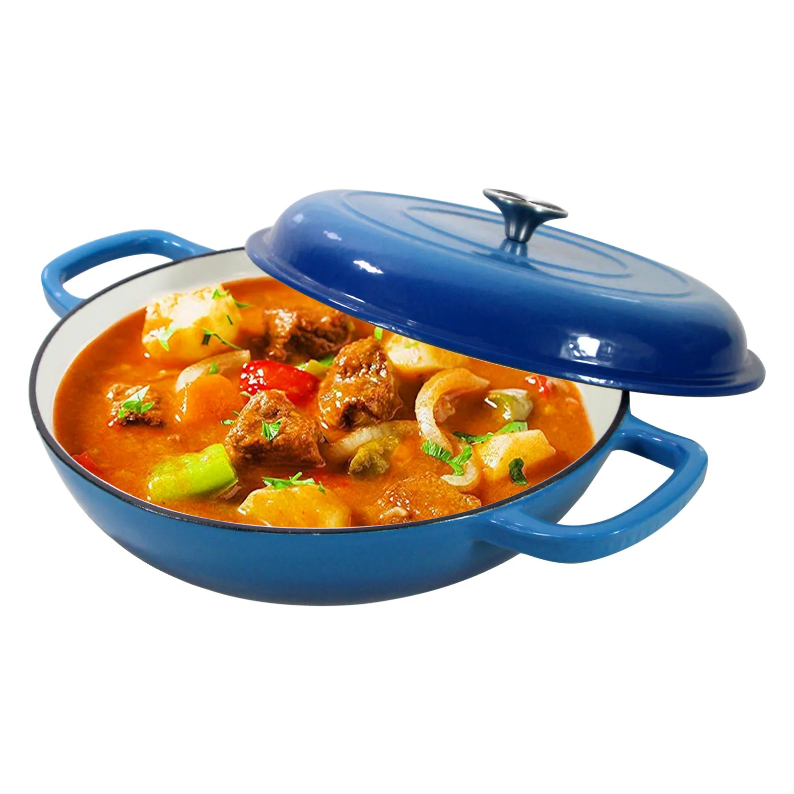 Enameled Cast Iron Dutch Oven, 3.8 Quart Dutch Oven Pot with Lid, Non Stick Cast Iron Pot, Round Oven Safe up to 500°F, Use for Marinate, Cook, Bake and Serve
Enameled Cast Iron Dutch Oven, 3.8 Quart Dutch Oven Pot with Lid, Non Stick Cast Iron Pot, Round Oven Safe up to 500°F, Use for Marinate, Cook, Bake and Serve