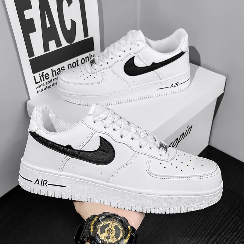2025Summer Breathable Comfortable Lightweight High-Quality Air Force Rubber Sole Couple Sneakers White Black35-45
2025Summer Breathable Comfortable Lightweight High-Quality Air Force Rubber Sole Couple Sneakers White Black35-45