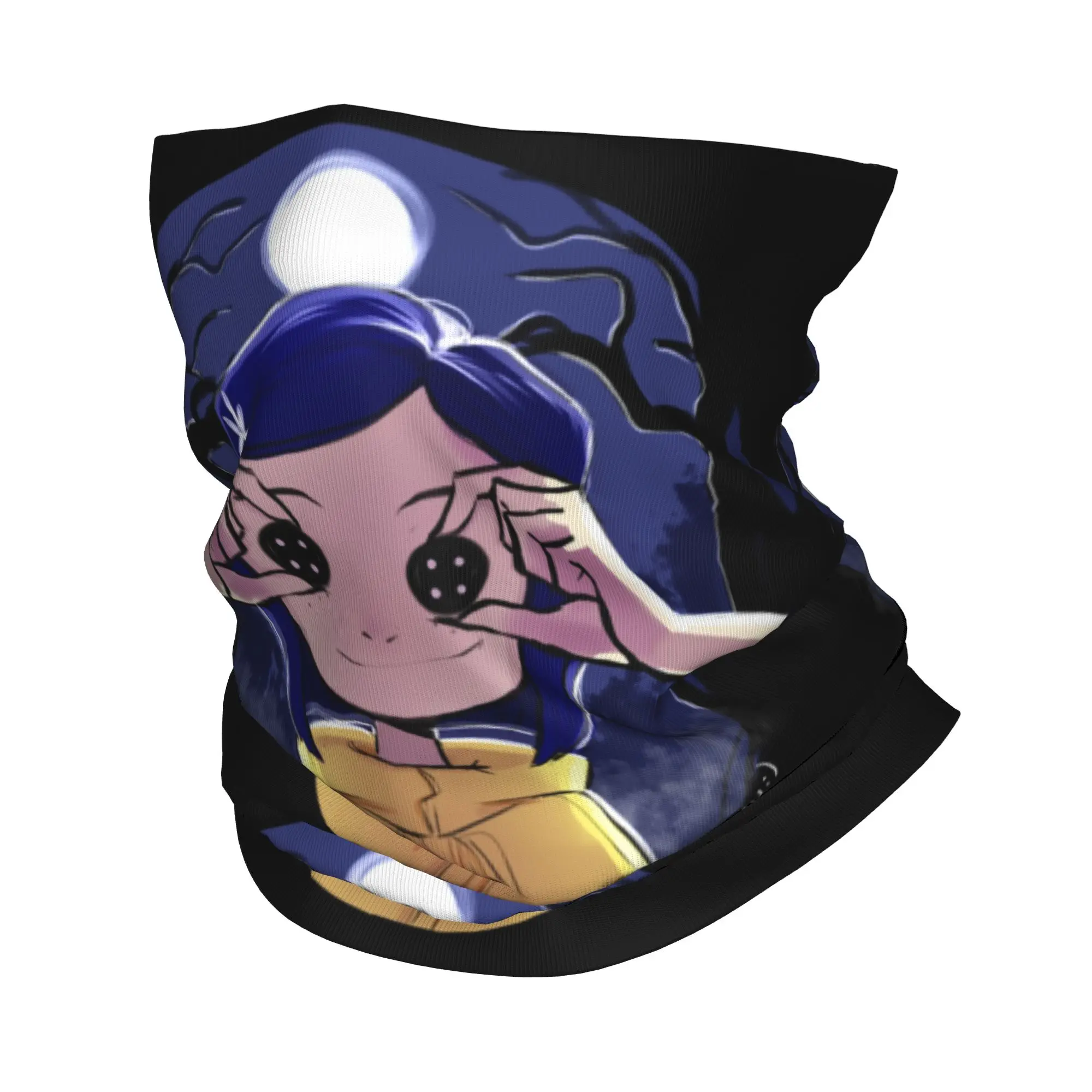 Coraline Bandana Neck Gaiter for Ski Running Men Women Wrap Scarf Movie Characters Headband Warmer Face Scarf Cover
Coraline Bandana Neck Gaiter for Ski Running Men Women Wrap Scarf Movie Characters Headband Warmer Face Scarf Cover