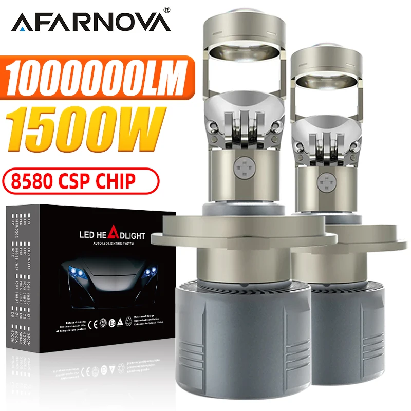 1500W H4 H7 LED Headlight Bulbs Projector H11 9005 HB3 9006 HB4 H8 H9 Mini Lens super bright Auto LED Turbo Fan Car Light Lamp
1500W H4 H7 LED Headlight Bulbs Projector H11 9005 HB3 9006 HB4 H8 H9 Mini Lens super bright Auto LED Turbo Fan Car Light Lamp