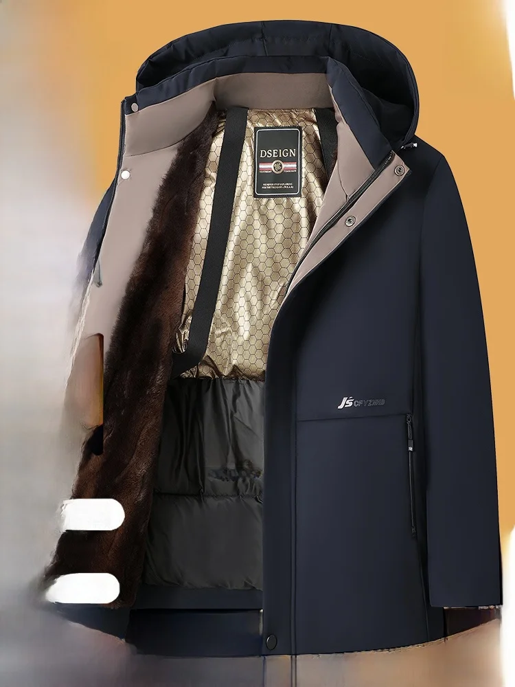 Pierre Cardin aphene Men's Winter Jaet Thiened down Cotton Coat Warmth Comfortable Loose Fit Faion Urban Sle
Pierre Cardin aphene Men's Winter Jaet Thiened down Cotton Coat Warmth Comfortable Loose Fit Faion Urban Sle