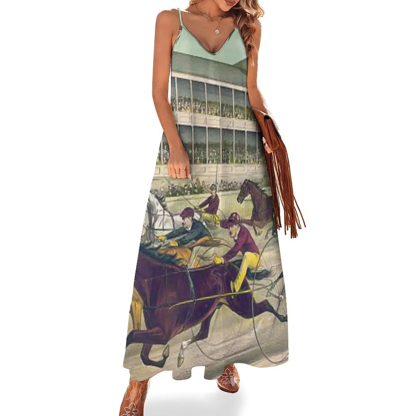 Harness Race to the Wire Sleeveless Dress summer women's suit ladies dresses for special occasions prom dresses Dress
Harness Race to the Wire Sleeveless Dress summer women's suit ladies dresses for special occasions prom dresses Dress