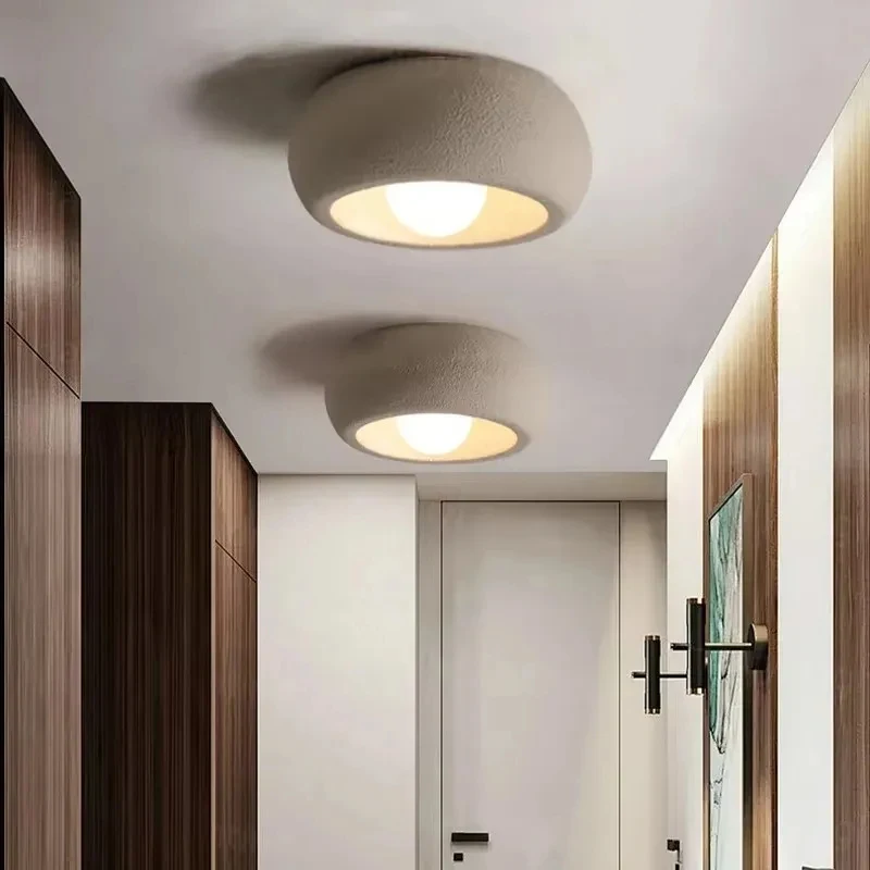 Minimalist Wabi Sabi Bowl Ceiling Light E27 LED Ceiling Lamp Bedroom Corridor Balcony Soft Ambient Lighting Fixture
Minimalist Wabi Sabi Bowl Ceiling Light E27 LED Ceiling Lamp Bedroom Corridor Balcony Soft Ambient Lighting Fixture