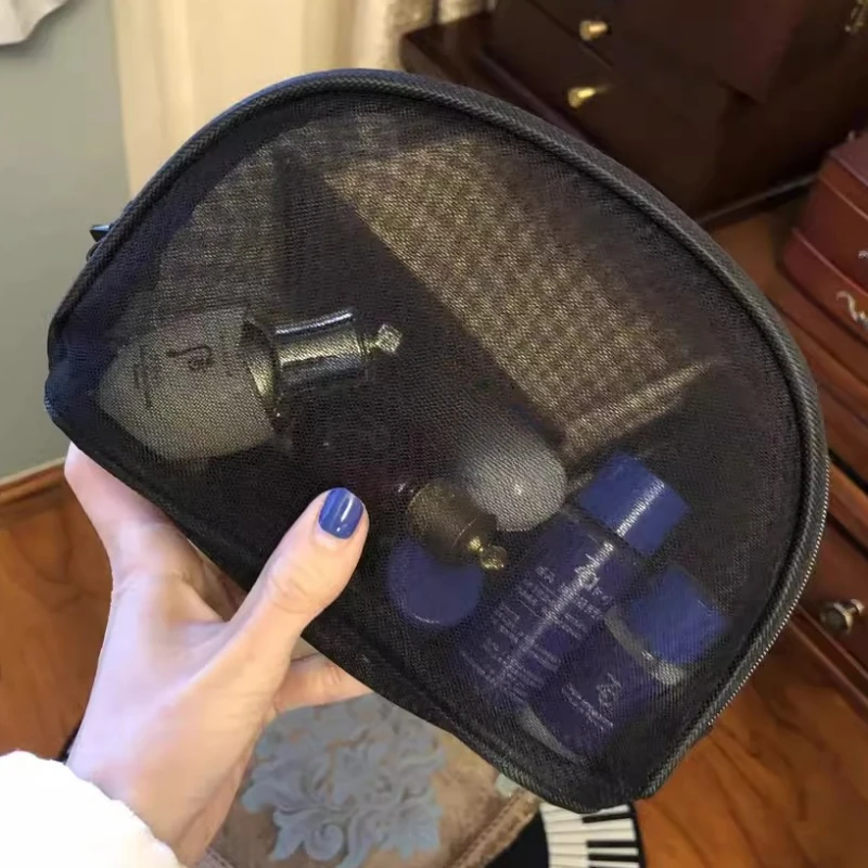 S/M/L Portable Mesh Transparent Cosmetic Bag Makeup Case Women Travel Zipper Make Up Organizer Wash Toiletry Beauty Storage Bag
S/M/L Portable Mesh Transparent Cosmetic Bag Makeup Case Women Travel Zipper Make Up Organizer Wash Toiletry Beauty Storage Bag