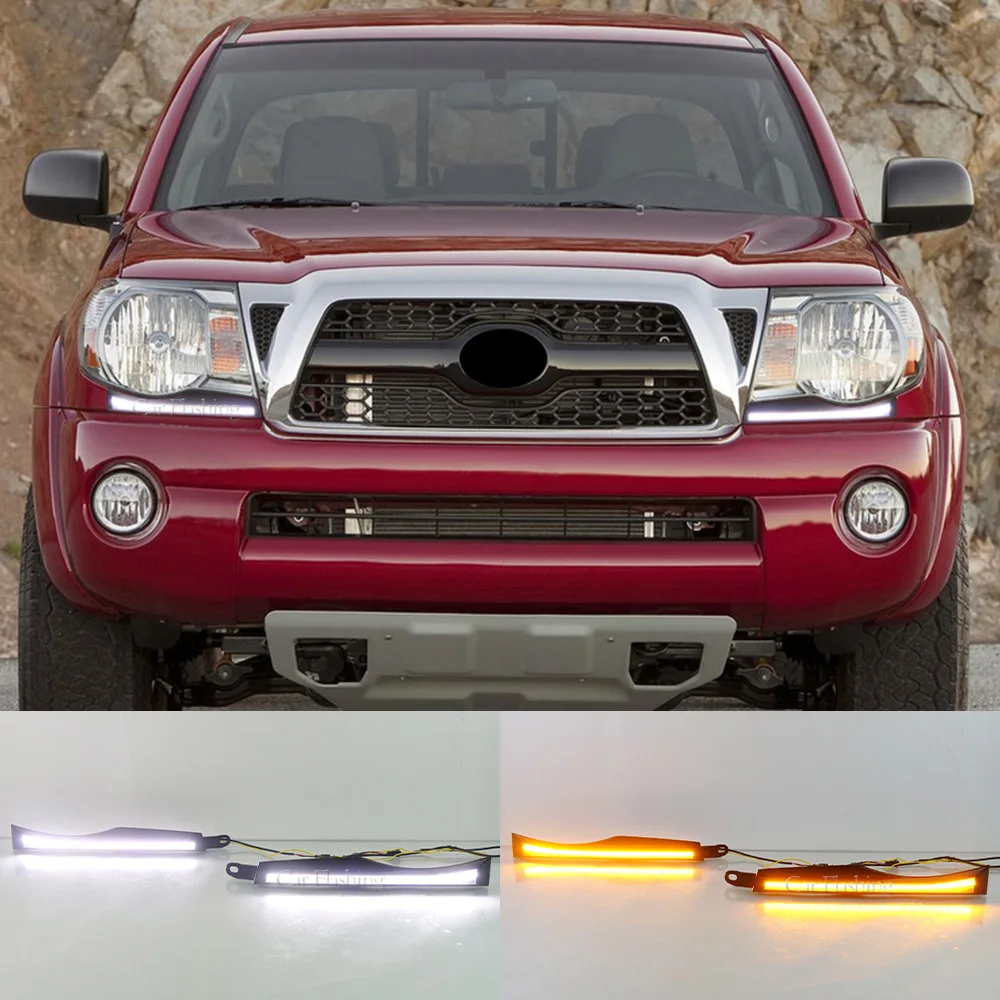 For Toyota 05-15 Takuma Tacoma daytime running lights, front fog lights, turn signals, flowing daytime running lights
For Toyota 05-15 Takuma Tacoma daytime running lights, front fog lights, turn signals, flowing daytime running lights