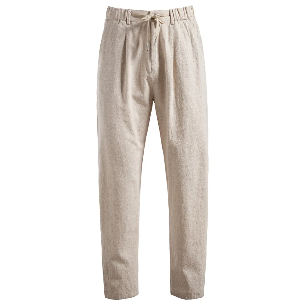 Spring And Summer New Men's Cotton And Linen Casual Pants Breathable Trousers Versatile Bottoms Trousers Men
Spring And Summer New Men's Cotton And Linen Casual Pants Breathable Trousers Versatile Bottoms Trousers Men