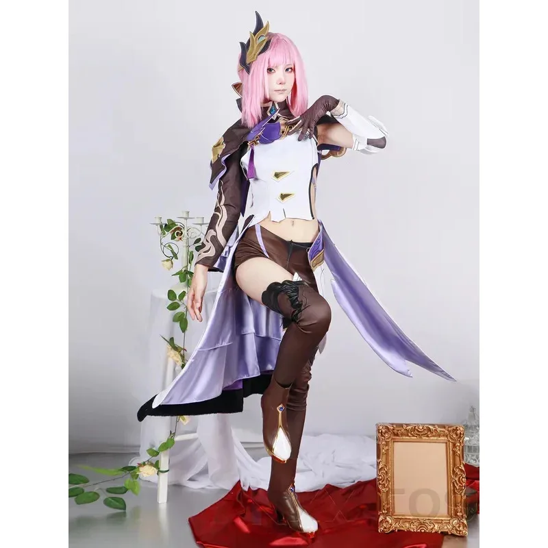 Game thankai impact 3rd Elysia cosplay costume rode play Comic Con dress Hallowmas Party wigs animation prop
Game thankai impact 3rd Elysia cosplay costume rode play Comic Con dress Hallowmas Party wigs animation prop