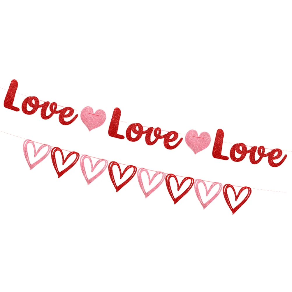 2 Pcs Valentine Banners 300g Premium Paper Decorative Hanging Wall Party Supplies Heart Shaped Latte Art Pendant Banner
2 Pcs Valentine Banners 300g Premium Paper Decorative Hanging Wall Party Supplies Heart Shaped Latte Art Pendant Banner