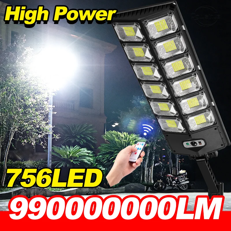 2026 NEW 990000000LM Solar Lights 756LED Ultra Bright Outdoor Motion Sensor Solar Lamp Street Lamp Yard Garden Lantern
2026 NEW 990000000LM Solar Lights 756LED Ultra Bright Outdoor Motion Sensor Solar Lamp Street Lamp Yard Garden Lantern