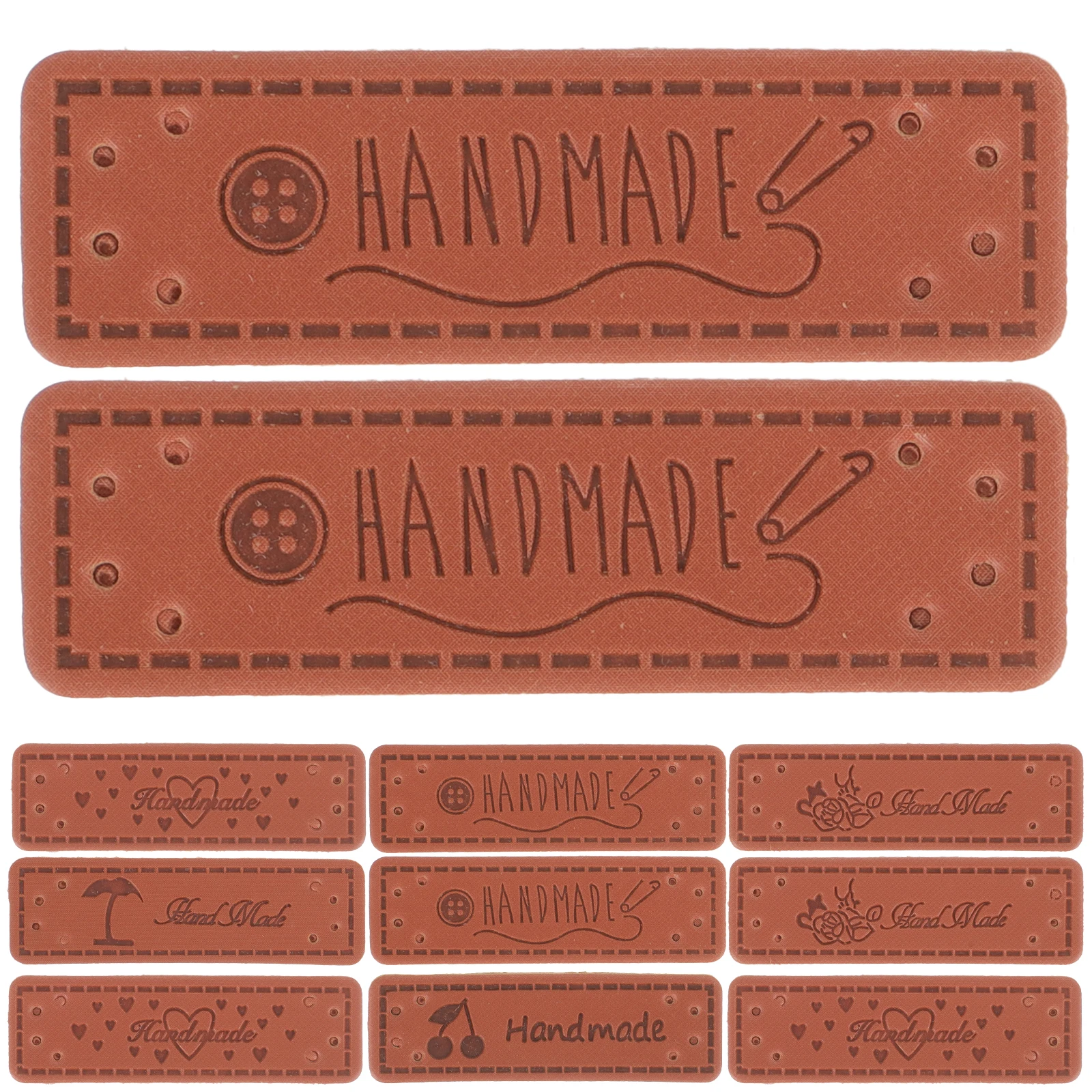 50 Pcs Cartoon Tags H made Sewing Labels for Clothing Accessories Custom Fabric Tag Storage Containers
50 Pcs Cartoon Tags H made Sewing Labels for Clothing Accessories Custom Fabric Tag Storage Containers