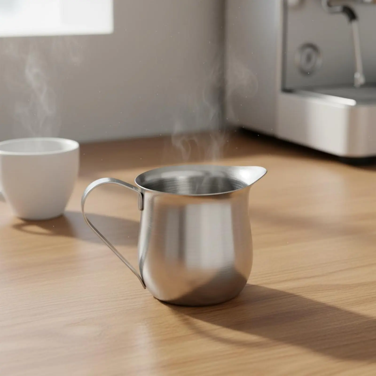 Stainless Steel Milk Frother Pitcher Coffee Expert Design Stainless Steel Milk Pitcher Creamer Jug Polished Polished Surface
Stainless Steel Milk Frother Pitcher Coffee Expert Design Stainless Steel Milk Pitcher Creamer Jug Polished Polished Surface