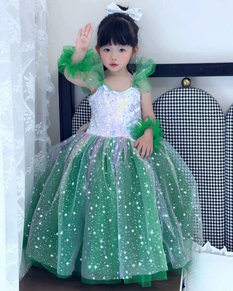 THEEPER Sequined Girls Ballet Tutu Dress with Bow, Ballerine Dance Costume Princess Outfit for 3-10y Summer Vestido
THEEPER Sequined Girls Ballet Tutu Dress with Bow, Ballerine Dance Costume Princess Outfit for 3-10y Summer Vestido