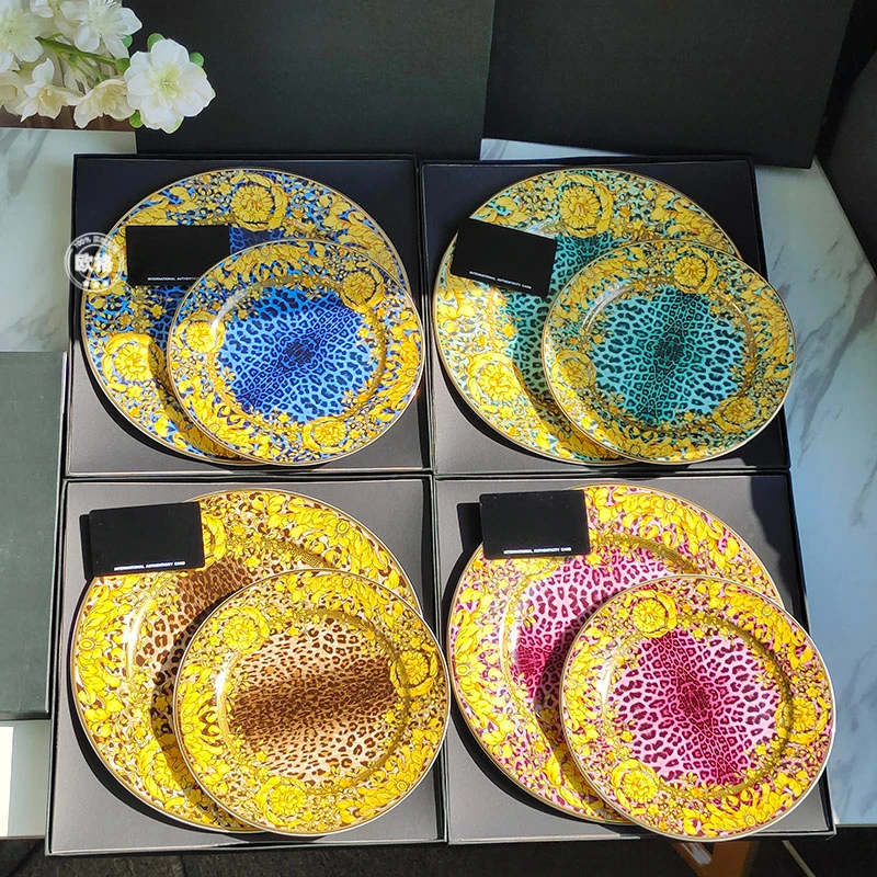 Luxury tableware, personalized Western food plate, Nordic style steak plate, beautiful decorations, exquisite high-end tableware
Luxury tableware, personalized Western food plate, Nordic style steak plate, beautiful decorations, exquisite high-end tableware