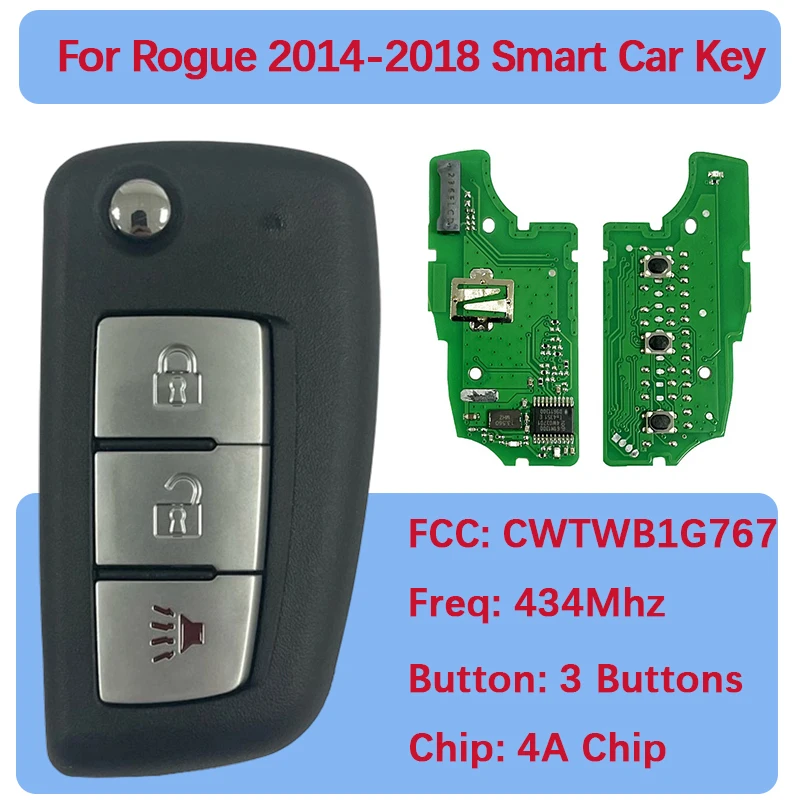 CN027034 Послепродажный 3-кнопочный откидной пульт дистанционного управления PCF7961M 434 МГц CWTWB1G767 TWB1G767 28268-4CB1A для Rogue 2014
CN027034 Послепродажный 3-кнопочный откидной пульт дистанционного управления PCF7961M 434 МГц CWTWB1G767 TWB1G767 28268-4CB1A для Rogue 2014