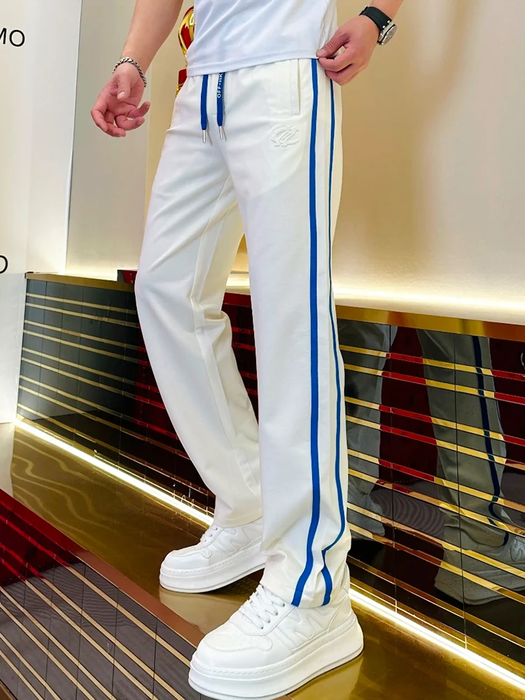 Men's Faionable Slim Fit Straight Leg Pants Elastic Waisand Casual Trousers Spring Summer New Arrival Versatile Comfortable
Men's Faionable Slim Fit Straight Leg Pants Elastic Waisand Casual Trousers Spring Summer New Arrival Versatile Comfortable